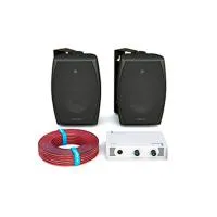 CVGaudio STUDYSET-W2BL Комплект фонового звука для помещения до 50кв.м., корпусные АС, цвет чёрный