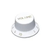Hosco KW-240V Ручка потенциометра, Volume, белая, метрическая