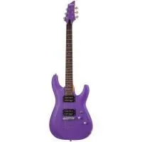 SCHECTER C-6 DELUXE SATIN DARK PURPLE Электрогитара, Stratocaster, цвет фиолетовый