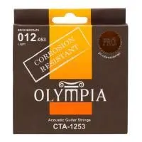Olympia CTA1253 Набор струн для 6-струнной акустической гитары, размер 12-53