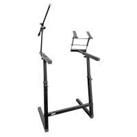 NordFolk NKS-24 Стойка для клавишных инструментов, с креплениями для ноутбука и микрофона