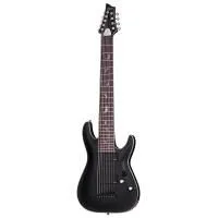 SCHECTER DAMIEN PLATINUM-9 SBK Электрогитара, 9 струн, 24 лада, цвет матовый чёрный