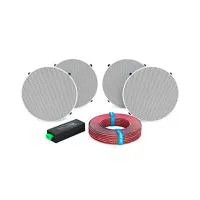 CVGaudio HOMESET-C4W Комплект интерьерного звука для помещения до 40кв.м., встраиваемые АС, цвет бел