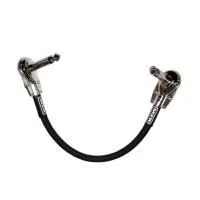 Dunlop DCP06J MXR Шнур инструментальный JACK 1/4" (угловой) ⇔ JACK 1/4" (угловой), 15 см., чёрный