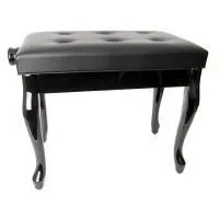 Fleet BH102-6 Банкетка с регулировкой по высоте, дерево/кожзам, цвет черный