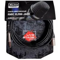 XLine Cables RMIC XLRM-JACK 20 Шнур микрофонный JACK 1/4" (mono) ⇔ XLR (M), 20 метров, чёрный