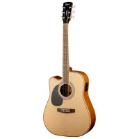 Cort AD880CE-LH-NS Гитара электро-акустическая, леворукая, с вырезом, цвет натуральный