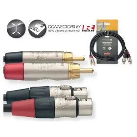 Шнур аудио STAGG NTC3CMXFR