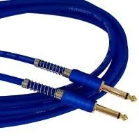 True magic TEJ015/6M Шнур гитарный JACK 1/4"(прямой) ⇔ JACK 1/4"(прямой), 6 метров, синий