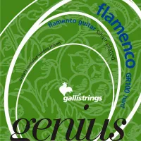 GALLI STRINGS GR100 Набор струн для классической гитары GENIUS FLAMENCO, натяжение HARD