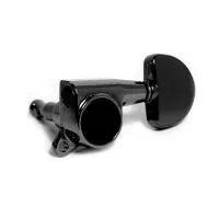 Gotoh SG381-20-CK-(L3+R3) Комплект колков (3+3), черный хром, большая ручка
