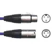 AVC Link CABLE-950/5.0 black Шнур микрофонный/коммутационный  XLR (M) ⇔ XLR (F), 5 метров, чёрный