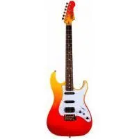 JET JS-600 TRS Электрогитара, Stratocaster, прозрачный красный