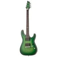 SCHECTER C-1 PLATINUM SGB Электрогитара, 6 струн, цвет зеленый