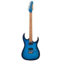 Aion H-30 BLBS Электрогитара Superstrat, 6 струн, цвет blue burst