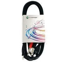 True magic TLC1172/3M Шнур-разветвитель mini Jack 1/8" (stereo) ⇔ 2 x Jack 1/4" (mono), 3 метра