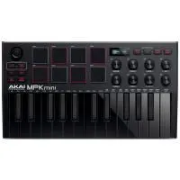 AKAI PRO MPK MINI MK3 BLACK USB/MIDI клавиатура контроллер