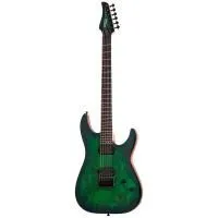 SCHECTER C-6 PRO AQB Электрогитара, Stratocaster, цвет Aqua Burst