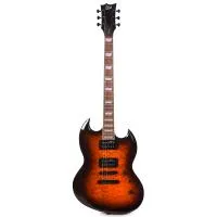 ESP LTD VIPER 256Q MDBSB Электрогитара Viper, 6 струн, цвет Dark Brown Sunburst