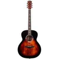 Shinobi S-82 Гитара акустическая 40" с вырезом Jumbo, цвет оранжевый берст