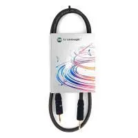 True magic TEMN004/2M Шнур аудио, мини Jack 1/8" (стерео) ⇔ мини Jack 1/8" (стерео), 2 метра, черный