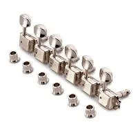Gotoh SD91-05M-N-(L6) Комплект колков (6 в линию), никель, ручки овал (металл)