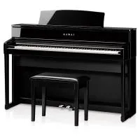 Kawai CA701EP Пианино цифровое в комплекте с банкеткой, цвет полированное чёрное дерево