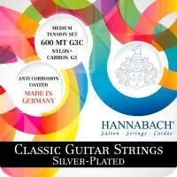 Hannabach 600MT-G3C Набор струн для классической гитары, среднее натяжение