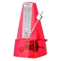 Cherub WSM-330TRD Метроном механический, прозрачный, красный