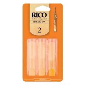Rico RIA0320 Трости для саксофона сопрано, размер 2.0, 3шт