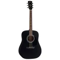 Cort AF510E BKS Гитара электроакустическая Concert, цвет чёрный матовый