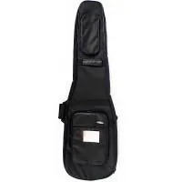 FORCE DLX-B BU Чехол для бас гитары, с утеплителем, серия DELUXE, цвет чёрный с синим кантом