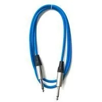 True magic TLC118 3M/BL Шнур инструментальный Jack 1/4" ⇔ Jack 1/4", 3 метра, синий 