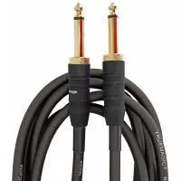 True magic TEJ016/6M Шнур гитарный JACK 1/4"(прямой) ⇔ JACK 1/4"(прямой), 6 метров, черный