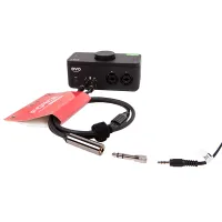 FORCE FLC-12/1 Шнур 2х monoJACK1/4(M)⇔stereoJACK1/4(F) + переходник на miniJACK1/8(stereo), 1 м