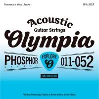 Olympia XP-A1152/P Набор струн для 6-ти струнной акустической гитары Phosphor Bronze, размер 11-52