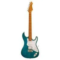 ARIA 714-MK2 TQBL Электрогитара Stratocaster, S/S/H, цвет бирюзовый