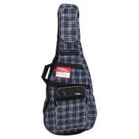 FORCE DLX-A (1361) Чехол для акустической гитары 41", утеплённый, рисунок СИНЯЯ КЛЕТКА