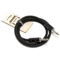 SHNOOR MC226-JSJS-B-1m Шнур балансный JACK 1/4"(stereo) ⇔ JACK 1/4"(stereo), 1 метр, чёрный