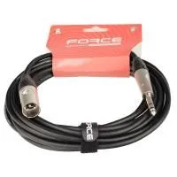 FORCE FMC-07/6 Шнур балансный JACK 1/4" stereo (male) ⇔ XLR (male), 6 метров