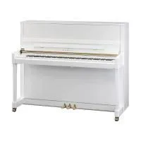 Kawai K300 WH/P Пианино, банкетка в комплекте, высота 122 см, цвет  белый полированный, Индонезиия