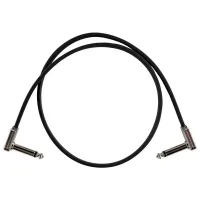 Ernie Ball 6228 Шнур инструментальный плоский JACK 1/4" (угловой) ⇔ JACK 1/4" (угловой), длина 60 см