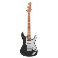 ARIA 714-GTR BK Электрогитара Stratocaster, S/S/H, цвет черный