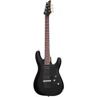 SCHECTER C-6 DELUXE SBK Электрогитара, Stratocaster, цвет матовый черный