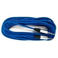 True magic TLC118 6M/BL Шнур инструментальный Jack 1/4" ⇔ Jack 1/4", 6 метров, синий