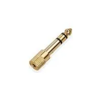 Alctron C2114 Переходник-адаптер stereo miniJACK 1/8"(F) ⇔ stereo JACK 1/4"(M), позолоченный