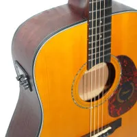 Suolun GT-1D TAG N Гитара трансакустическая 41" Dreadnought, цвет натуральный, с чехлом в комплекте