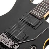 SCHECTER DEMON-6 FR ABSN Электрогитара, 6 струн, цвет состаренный чёрный