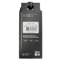 KUPFERN KFAC01-2M Шнур аудио mini-JACK 1/8" stereo (male) ⇔ 2хJACK 1/4" (mono) прямые, 2 метра