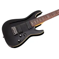 SCHECTER OMEN-8 BLK Электрогитара, 8 струн, 24 лада, цвет черный
